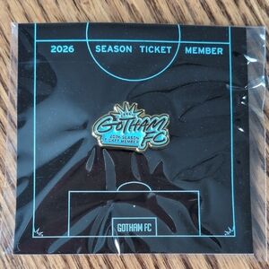 Gotham FC Exclusive 2026 Season Ticket Member Pin and Postcard NWSL
